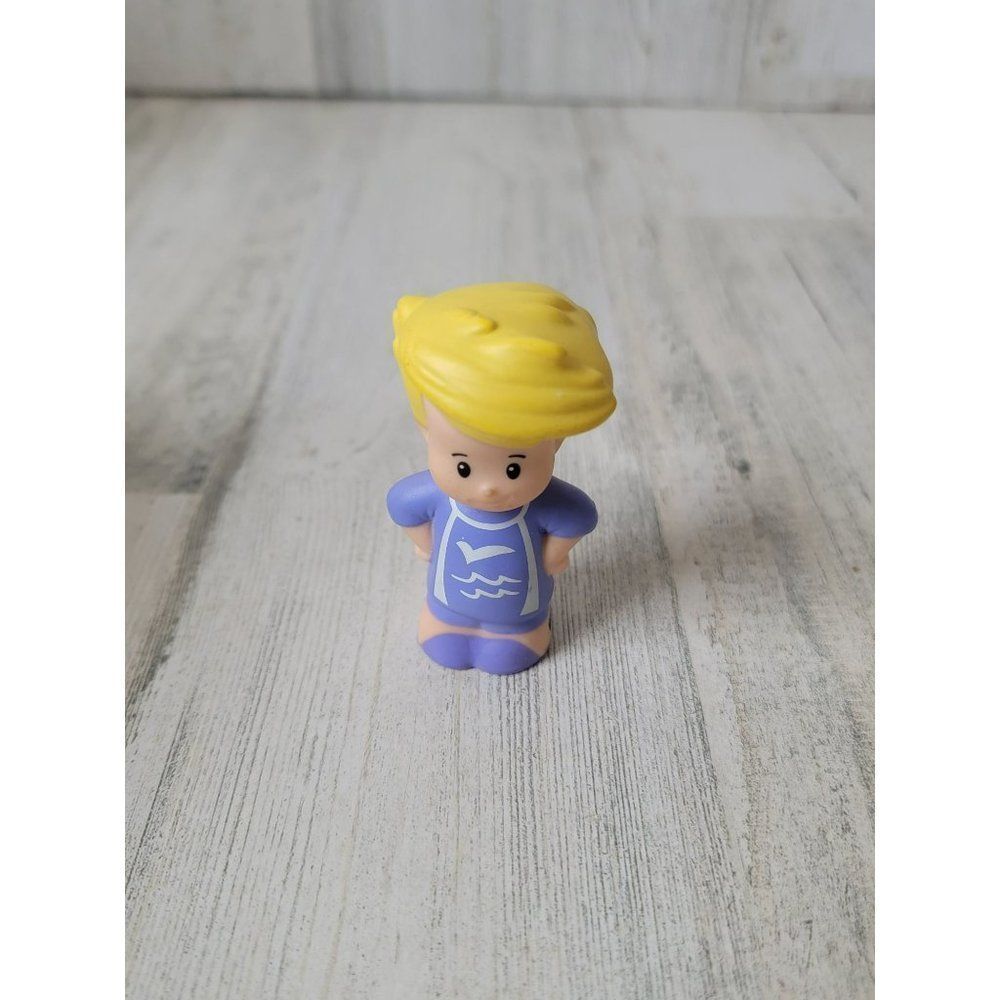 Little people blonde boys beach surf Mattel 2012 toy‎